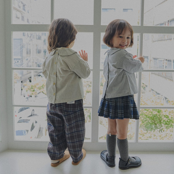 K0619 學院風格仔短裙