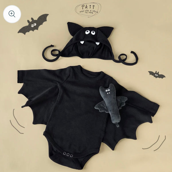 Ikii 069 Halloween 蝙蝠兩件裝