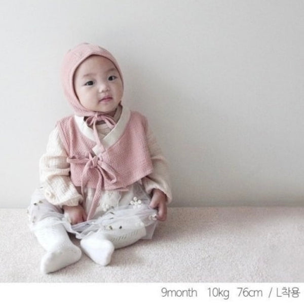 B0433 韓服連身衣三件裝 12-18m