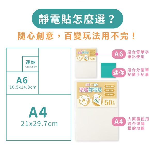 [荷花BB展同步] Mamayo 無痕塗鴉靜電貼
