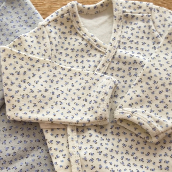 B0441 碎花蝴蝶衣