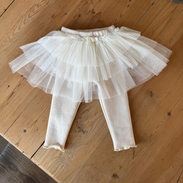 K0628 小紗裙連leggings 1-2y