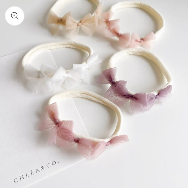 P0333 薄紗蝴蝶結Hairband