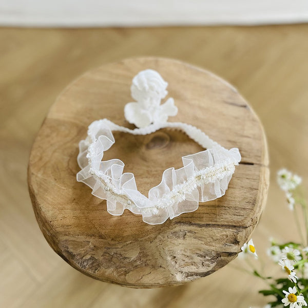 P0319 珍珠花花Hairband