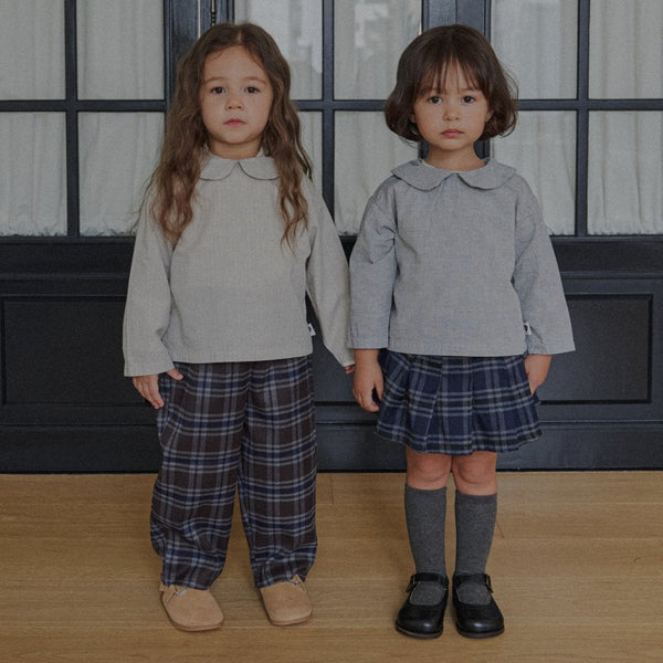 K0619 學院風格仔短裙