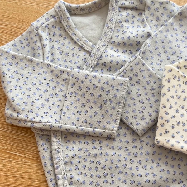 B0441 碎花蝴蝶衣