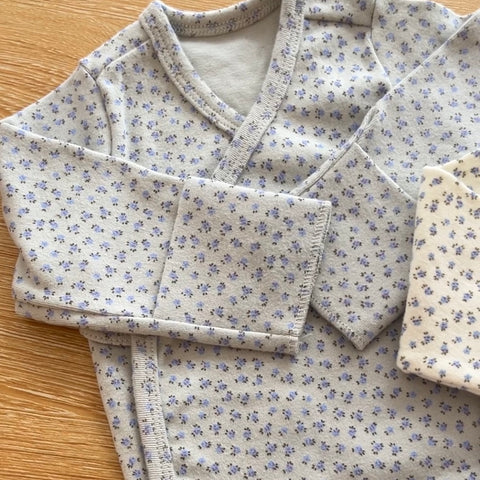 B0441 碎花蝴蝶衣