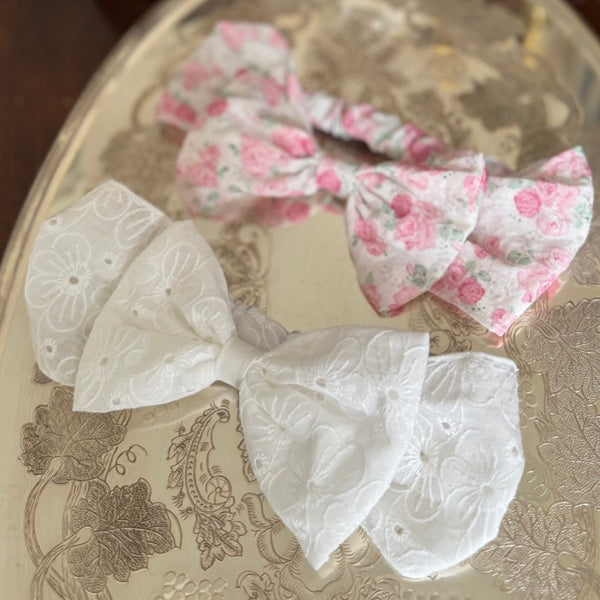 P0313 花花蝴蝶結Hairband