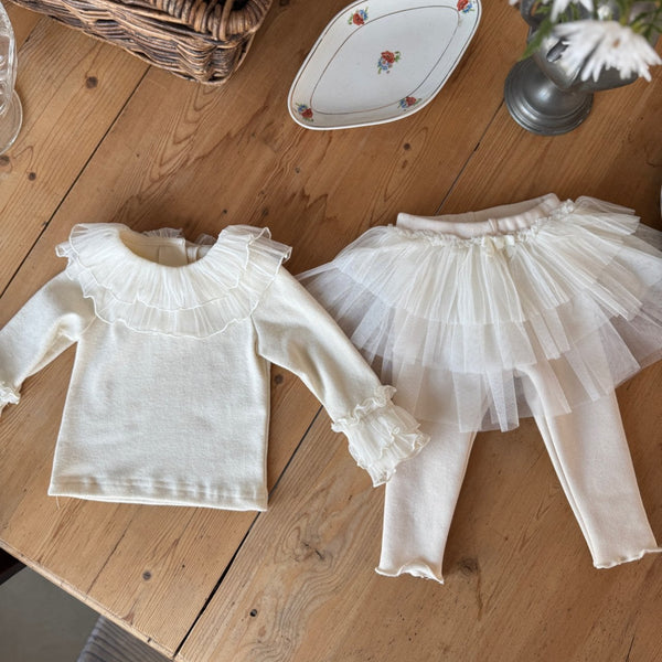 K0628 小紗裙連leggings 1-2y