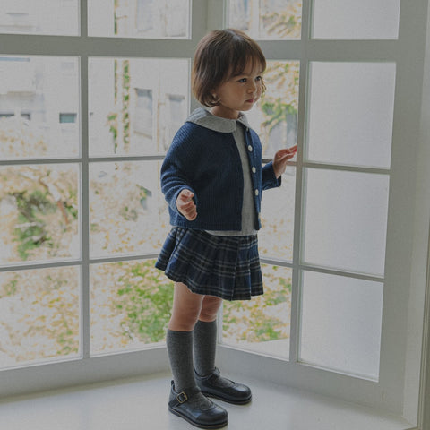 K0619 學院風格仔短裙