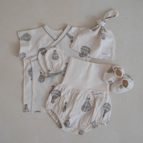 B0391 藍色Balloon 系列 Newborn Set