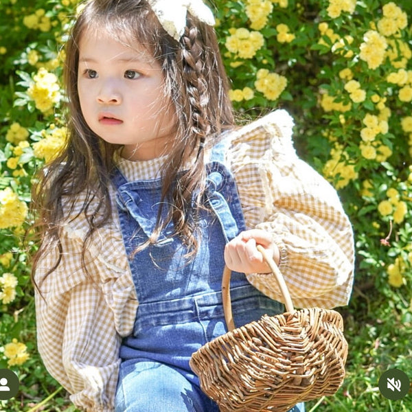 K0622 吊帶牛仔喇叭褲