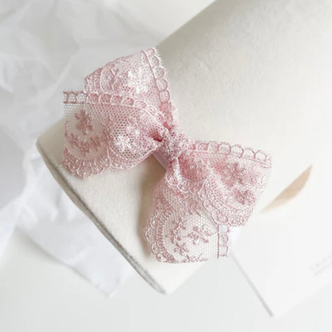 P0335 蕾絲蝴蝶結Hairband