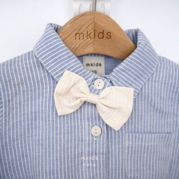 B0429 長袖領呔連身衣