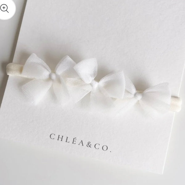 P0333 薄紗蝴蝶結Hairband