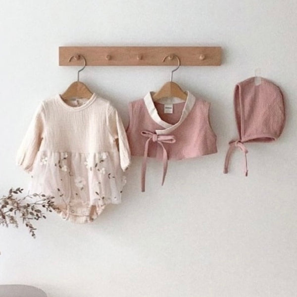 B0433 韓服連身衣三件裝 12-18m