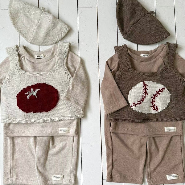 K0614 番茄仔針織背心 2-3Y