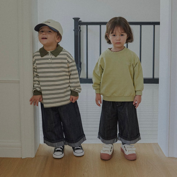 K0616 Polo領間條上衣