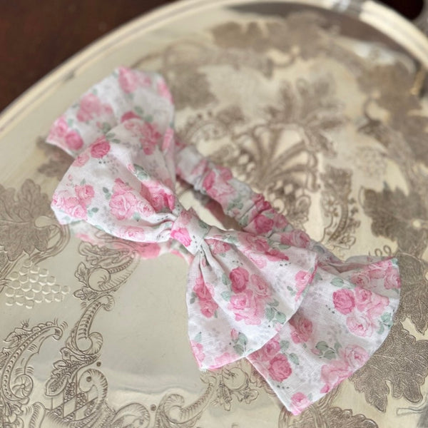P0313 花花蝴蝶結Hairband
