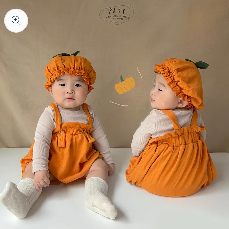 Ikii 070 Halloween 吊帶南瓜兩件裝