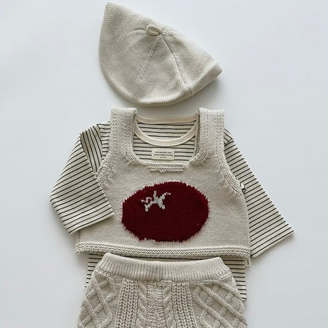 K0614 番茄仔針織背心 2-3Y