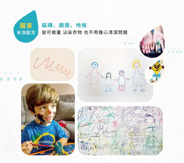[限時團購] Mamayo 洗澡/浴室蠟筆 12色