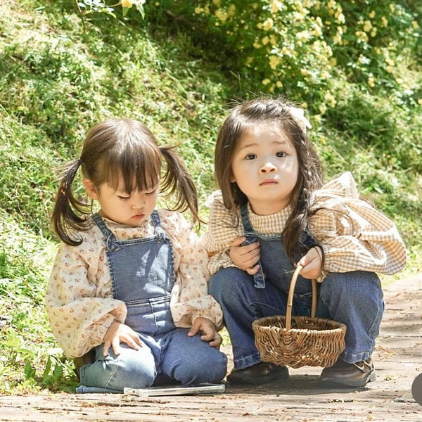 K0622 吊帶牛仔喇叭褲