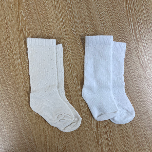 P0287 通花中長襪 0-1Y / 1-3Y / 3-5Y