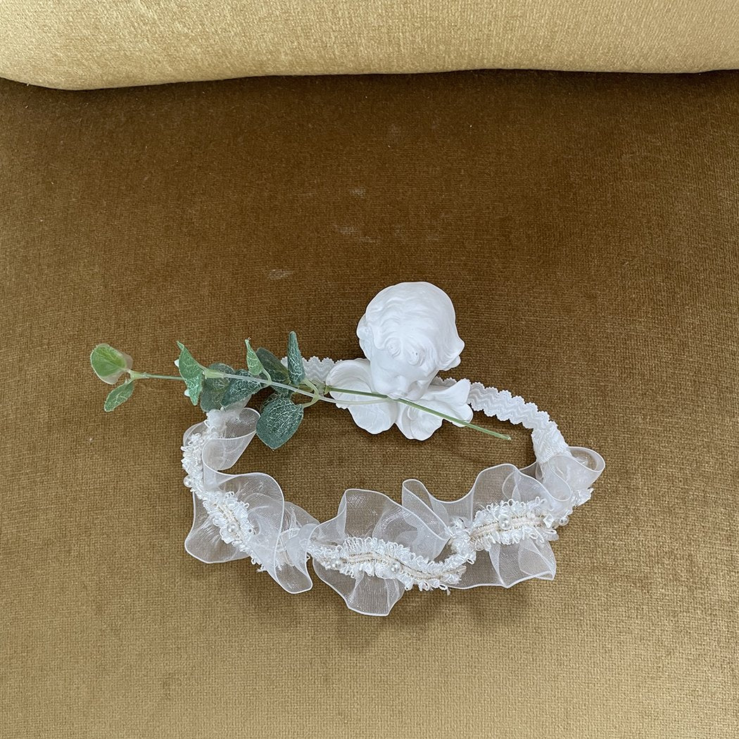 P0319 珍珠花花Hairband