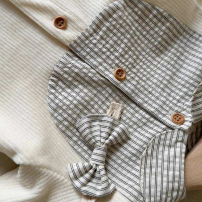 B0440 領呔包腳連身衣