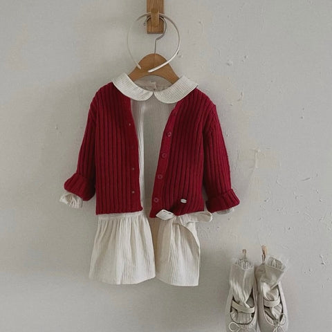 K0621 淨色直紋外套